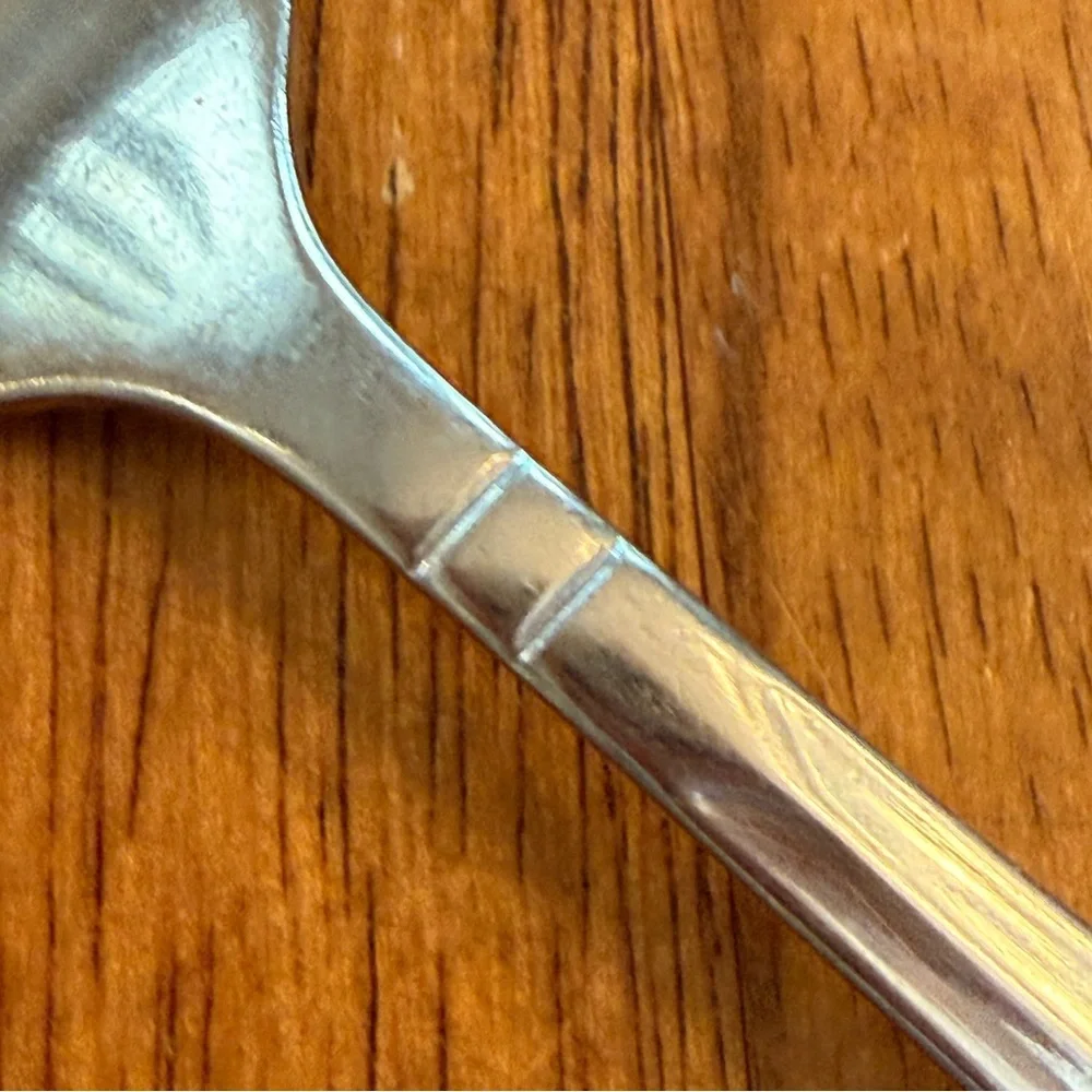 Vintage Art Deco Stainless Salad Fork Replacement Craft Jewelry 7.5” Retro Style